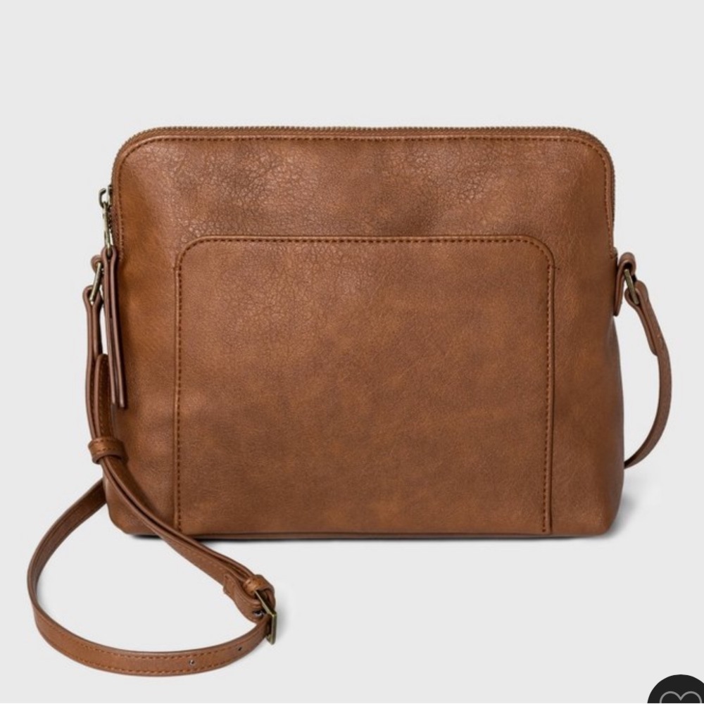 Crossbody Bag- Cognac brown New!